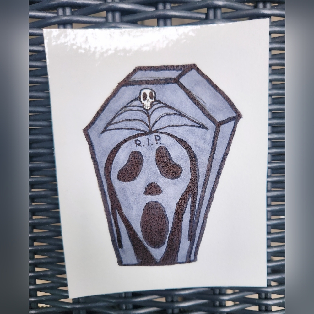 Small Ghostface Art